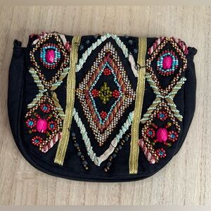 Beaded Clutch - Cosmetic Bag